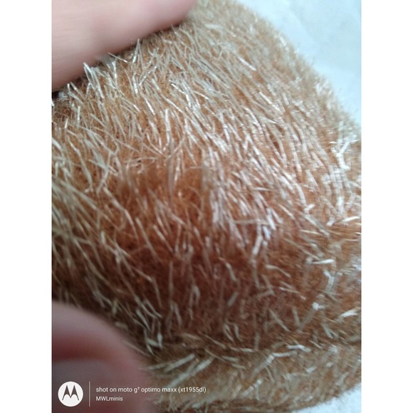 Teddy Bear rubber face vintage stuffed wood wool filled Carnival prize 1950s - Picture 10 of 11